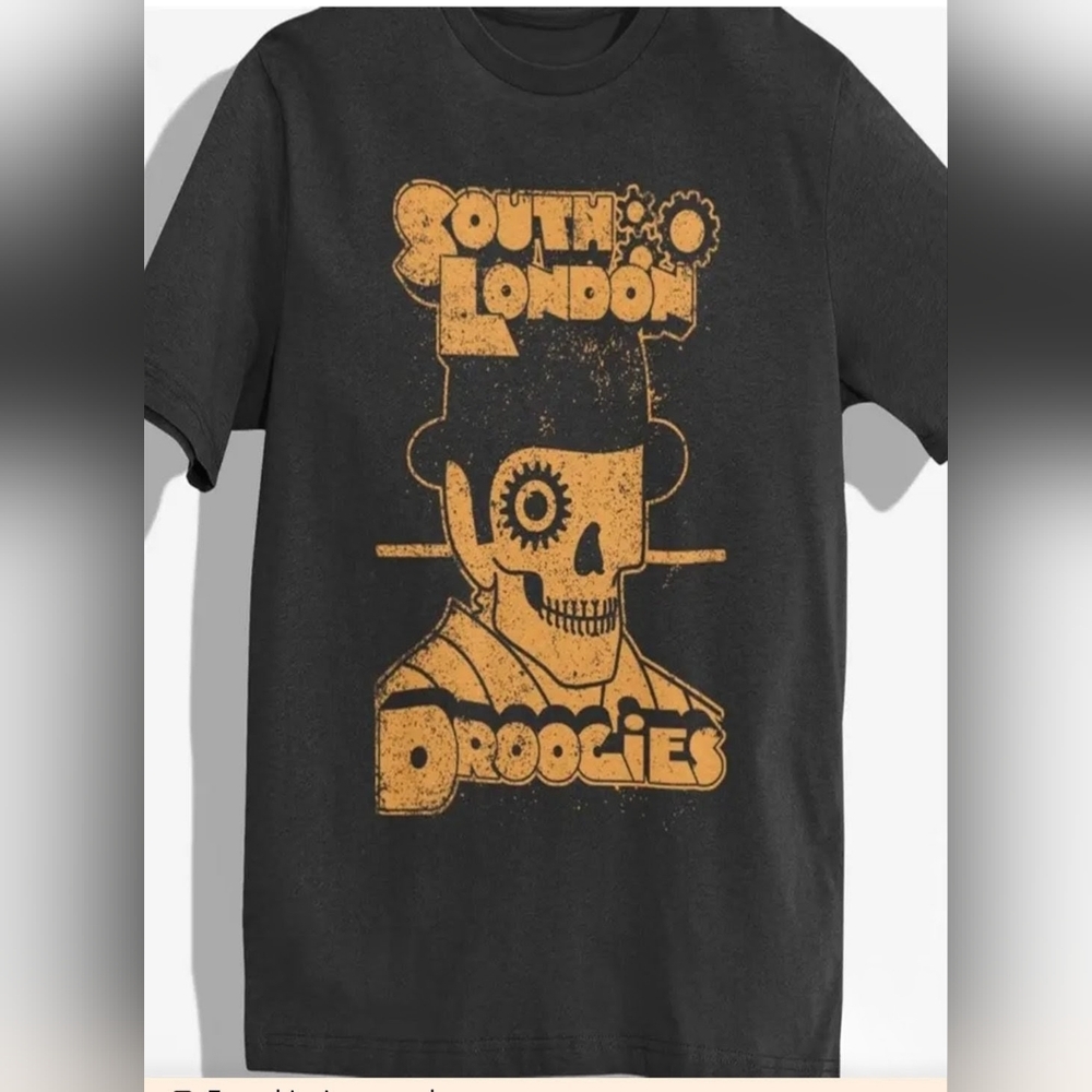 South London Droogies Graphic Tee - Black